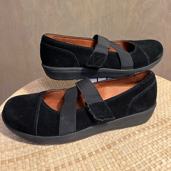 Vionic Shelby Mary Jane Black Suede size 8 - Picture 4 of 11